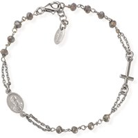 Bracciale Amen Donna Rosari in Argento Pietre dure BROBF3 - BROBF3